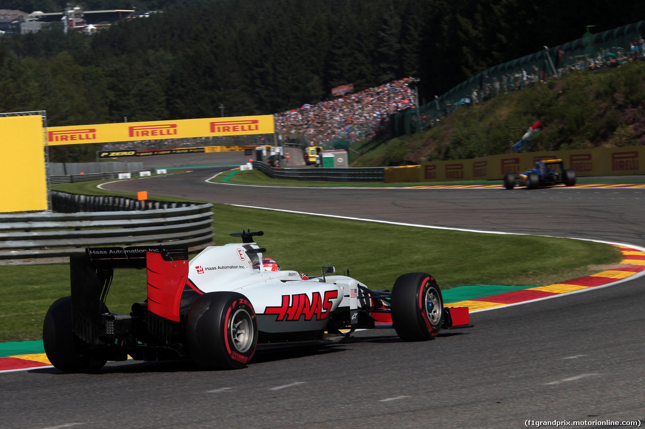 GP BELGIO, 27.08.2016 - Prove Libere 3, Romain Grosjean (FRA) Haas F1 Team VF-16