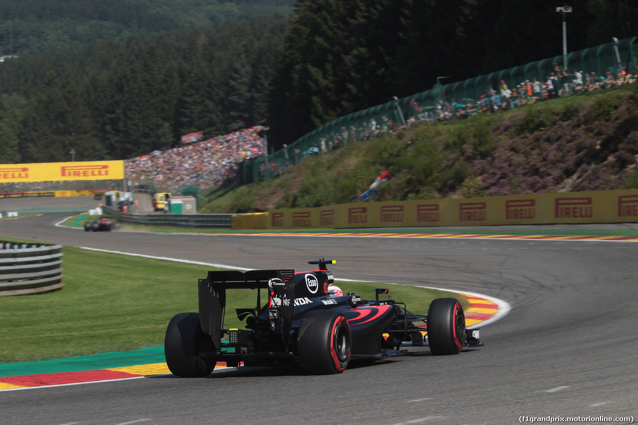 GP BELGIO, 27.08.2016 - Prove Libere 3, Jenson Button (GBR)  McLaren Honda MP4-31