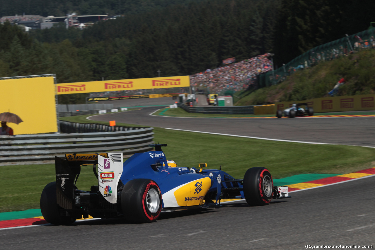 GP BELGIO, 27.08.2016 - Prove Libere 3, Marcus Ericsson (SUE) Sauber C34