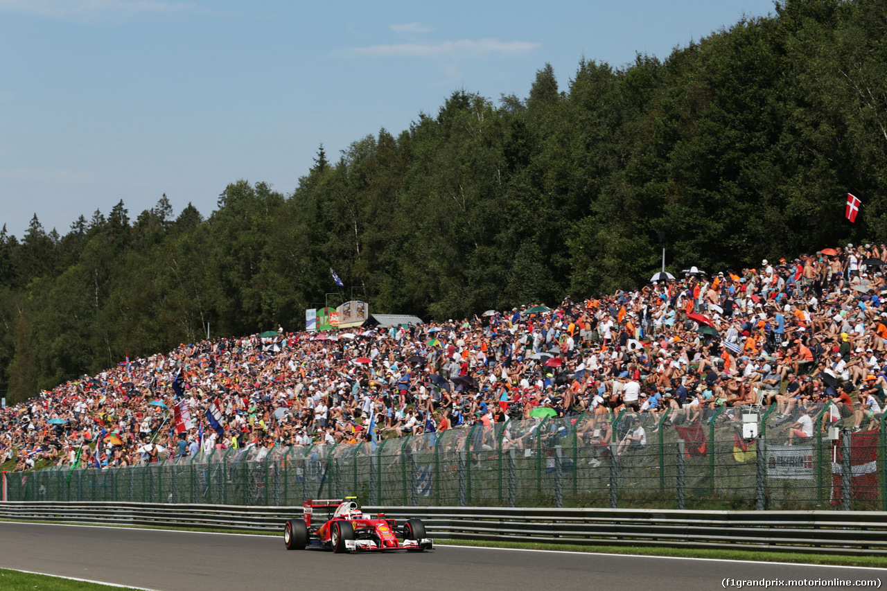 GP BELGIO, Kimi Raikkonen (FIN) Ferrari SF16-H.
27.08.2016. Qualifiche