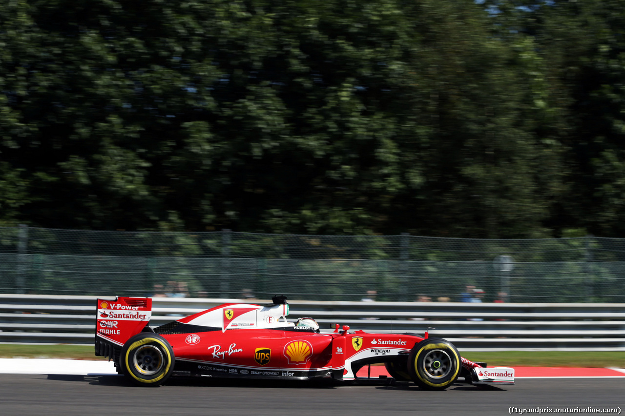 GP BELGIO, Sebastian Vettel (GER) Ferrari SF16-H.
27.08.2016. Qualifiche