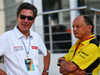 GP BELGIO, (L to R): Pierre-Gautier Caloni, Total Vice President of Sponsoring & Motorsport Division with Frederic Vasseur (FRA) Renault Sport F1 Team Racing Director.
27.08.2016. Free Practice 3