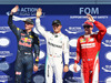 GP BELGIO, Qualifiche top three in parc ferme (L to R): Max Verstappen (NLD) Red Bull Racing, second; Nico Rosberg (GER) Mercedes AMG F1, pole position; Kimi Raikkonen (FIN) Ferrari, third.
27.08.2016. Qualifiche