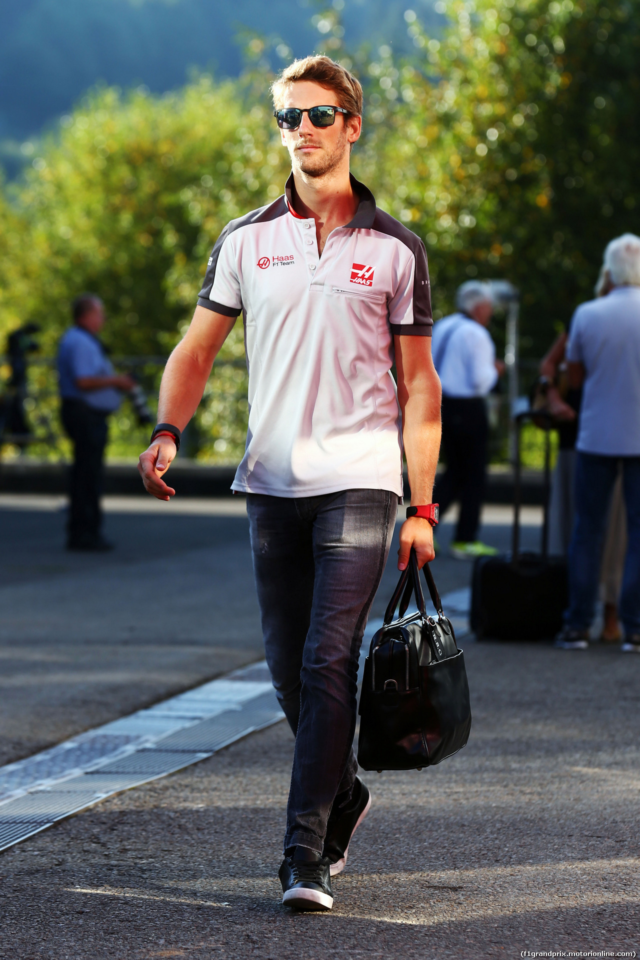 GP BELGIO, Romain Grosjean (FRA) Haas F1 Team.
26.08.2016.