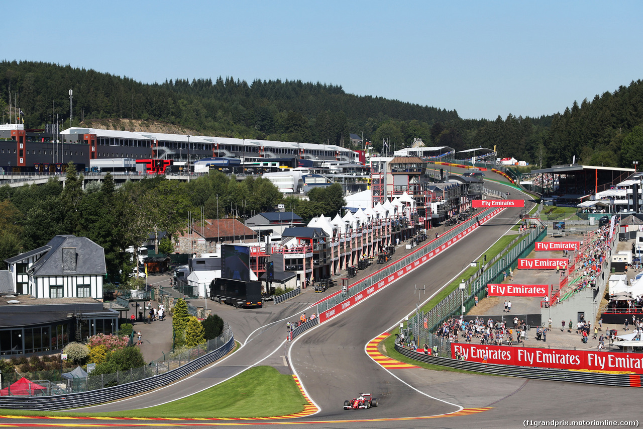 GP BELGIO, Sebastian Vettel (GER) Ferrari SF16-H.
26.08.2016. Prove Libere 1