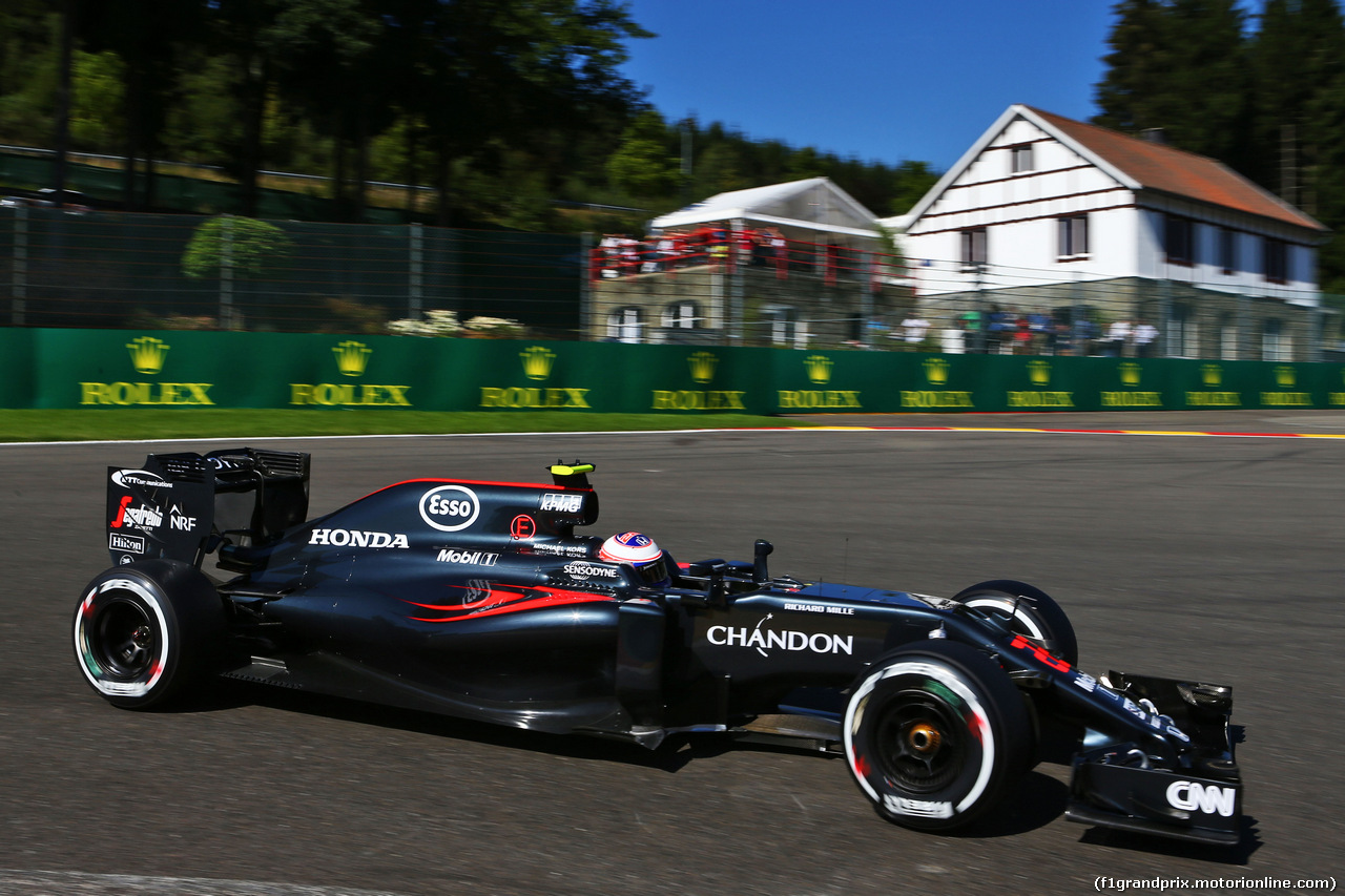 GP BELGIO, Jenson Button (GBR) McLaren MP4-31.
26.08.2016.