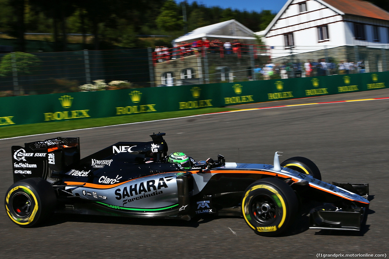 GP BELGIO, Nico Hulkenberg (GER) Sahara Force India F1 VJM09.
26.08.2016.