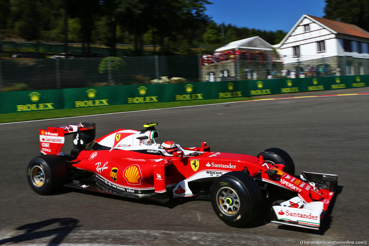 GP BELGIO, Kimi Raikkonen (FIN) Ferrari SF16-H.
26.08.2016.