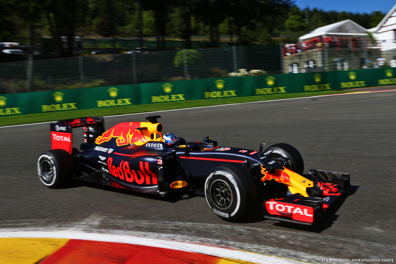 GP BELGIO, Daniel Ricciardo (AUS) Red Bull Racing RB12.
26.08.2016.