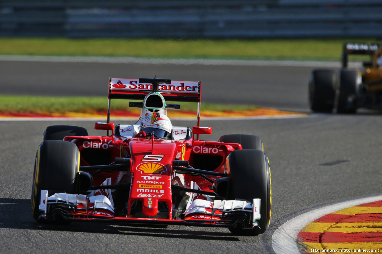 GP BELGIO, Sebastian Vettel (GER) Ferrari SF16-H.
26.08.2016. Prove Libere 1