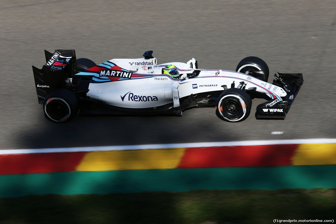 GP BELGIO, 26.08.2016 - Prove Libere 1, Felipe Massa (BRA) Williams FW38