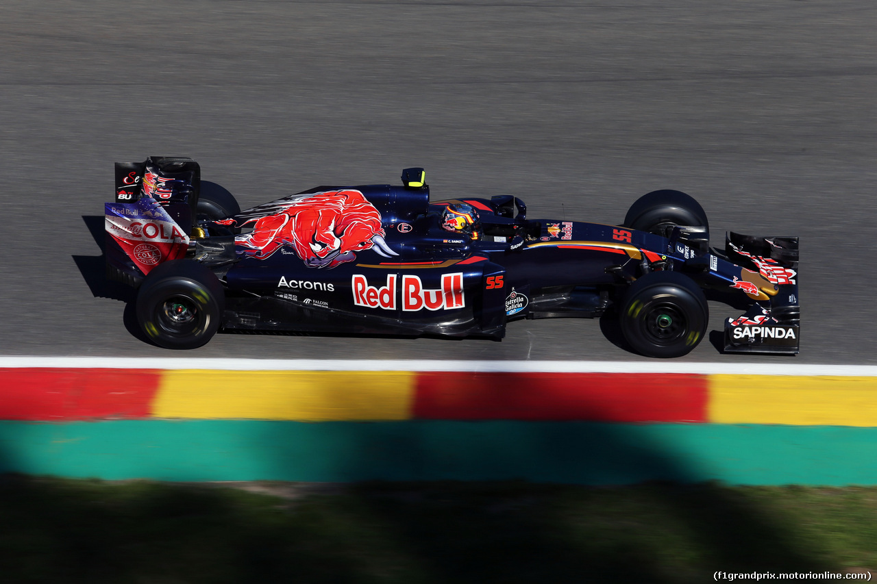 GP BELGIO, 26.08.2016 - Prove Libere 1, Carlos Sainz Jr (ESP) Scuderia Toro Rosso STR11