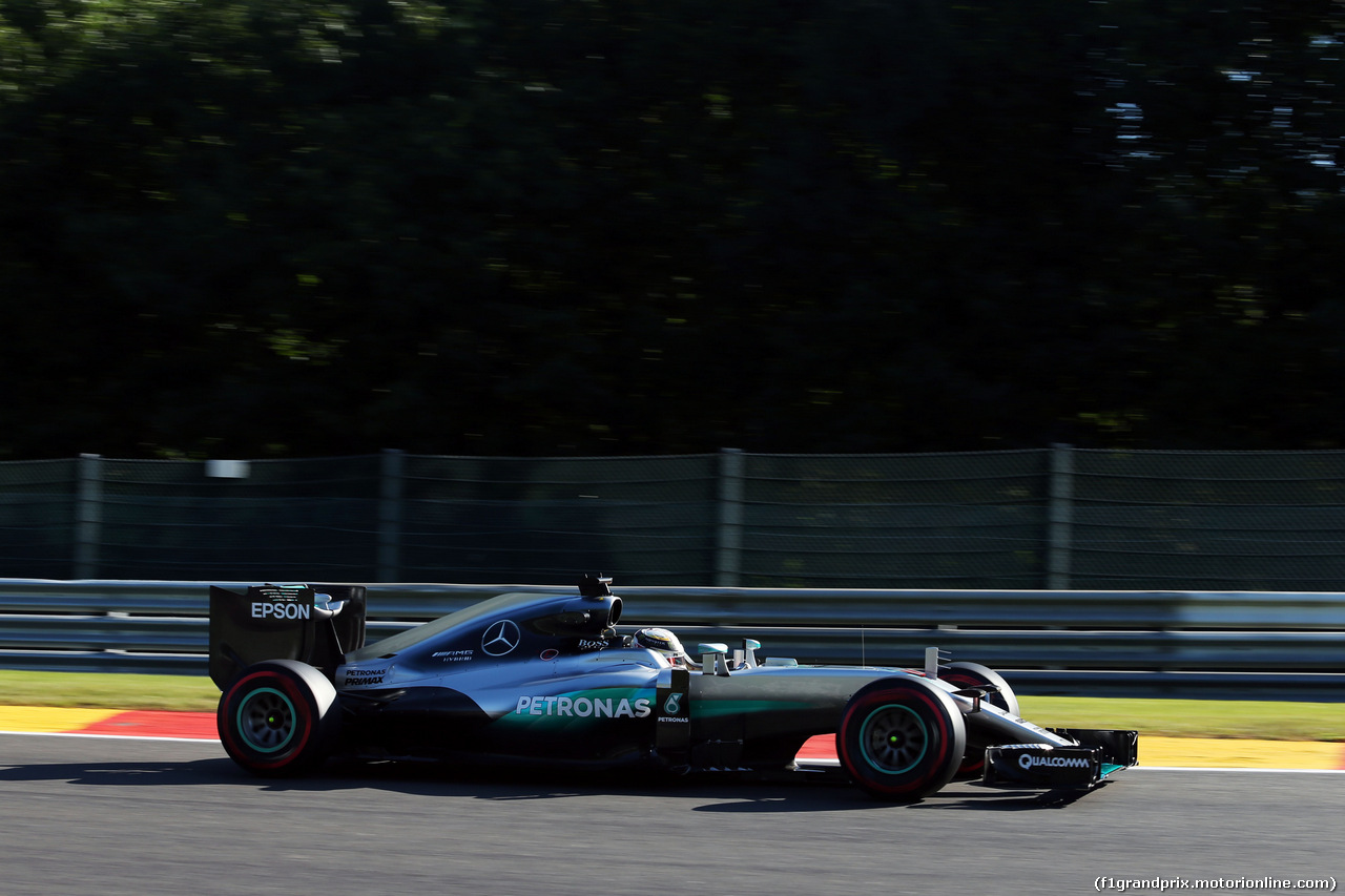 GP BELGIO, 26.08.2016 - Prove Libere 1, Lewis Hamilton (GBR) Mercedes AMG F1 W07 Hybrid