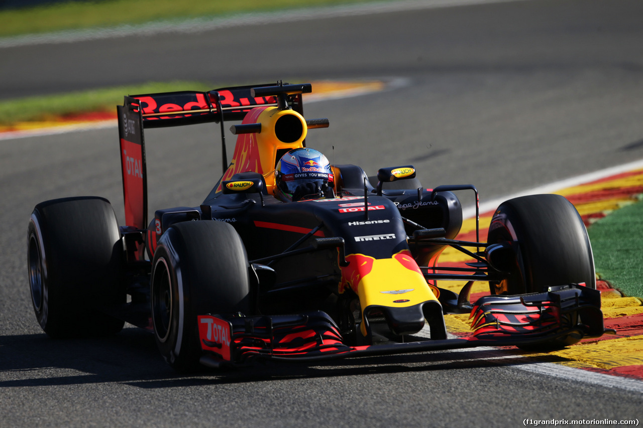 GP BELGIO, 26.08.2016 - Prove Libere 1, Daniel Ricciardo (AUS) Red Bull Racing RB12