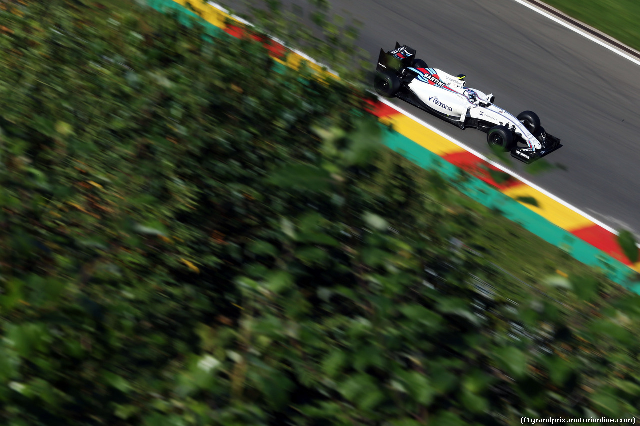 GP BELGIO, 26.08.2016 - Prove Libere 1, Valtteri Bottas (FIN) Williams FW38