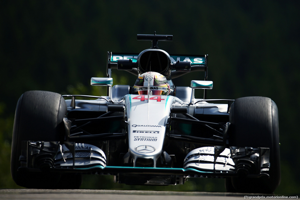 GP BELGIO, Lewis Hamilton (GBR) Mercedes AMG F1 W07 Hybrid.
26.08.2016. Prove Libere 1