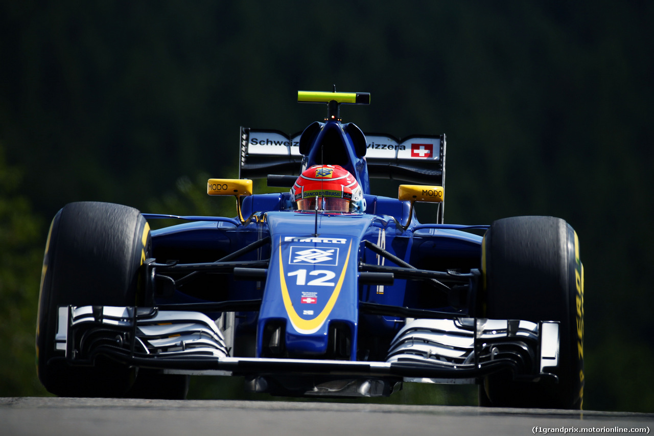 GP BELGIO, Felipe Nasr (BRA) Sauber C35.
26.08.2016. Prove Libere 1