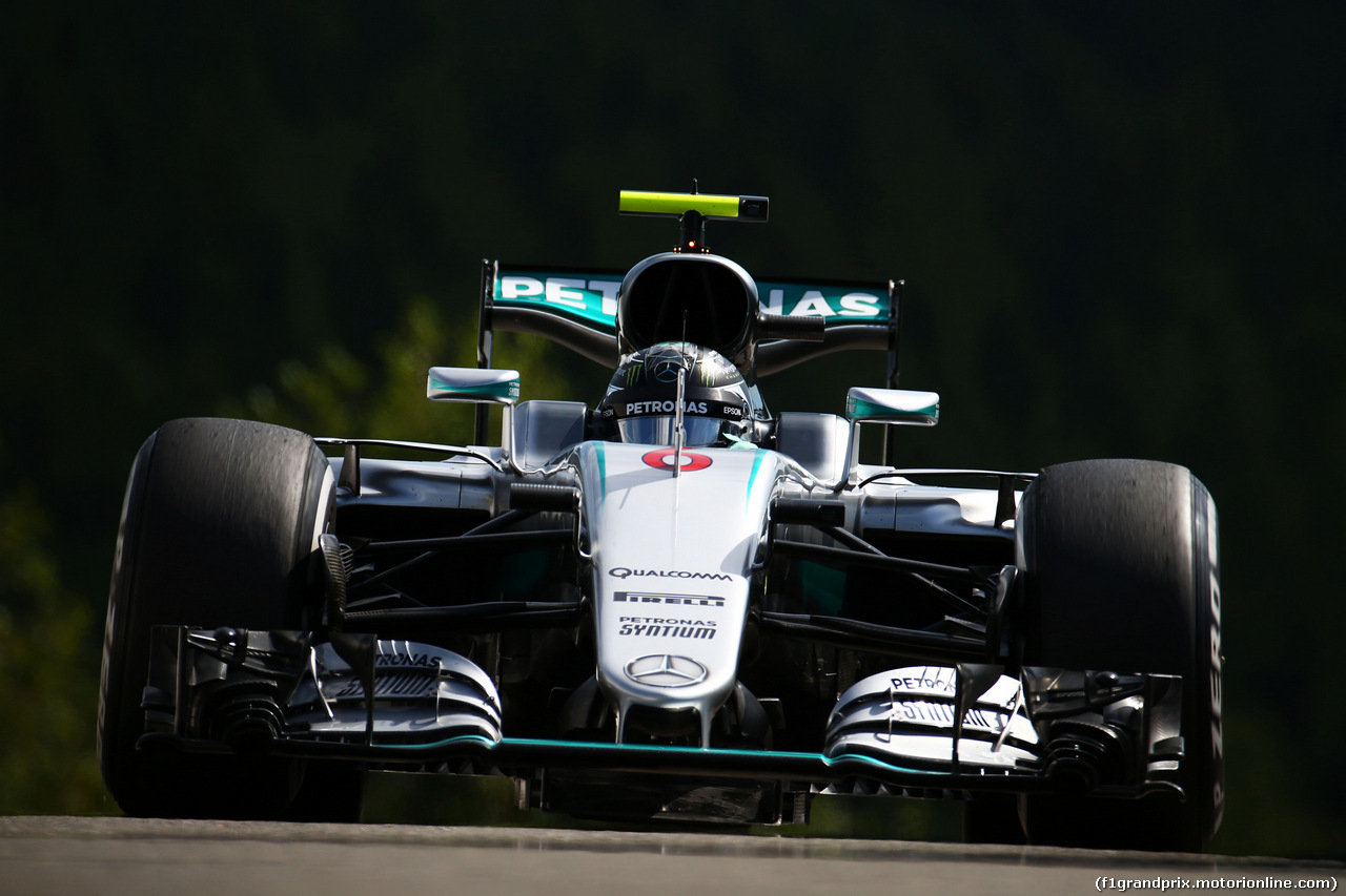 GP BELGIO, Nico Rosberg (GER) Mercedes AMG F1 W07 Hybrid.
26.08.2016. Prove Libere 1