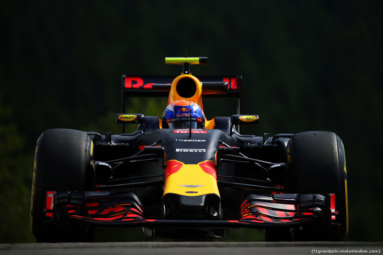 GP BELGIO, Max Verstappen (NLD) Red Bull Racing RB12.
26.08.2016.