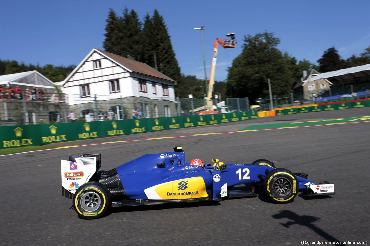 GP BELGIO, 26.08.2016 - Prove Libere 1, Felipe Nasr (BRA) Sauber C34