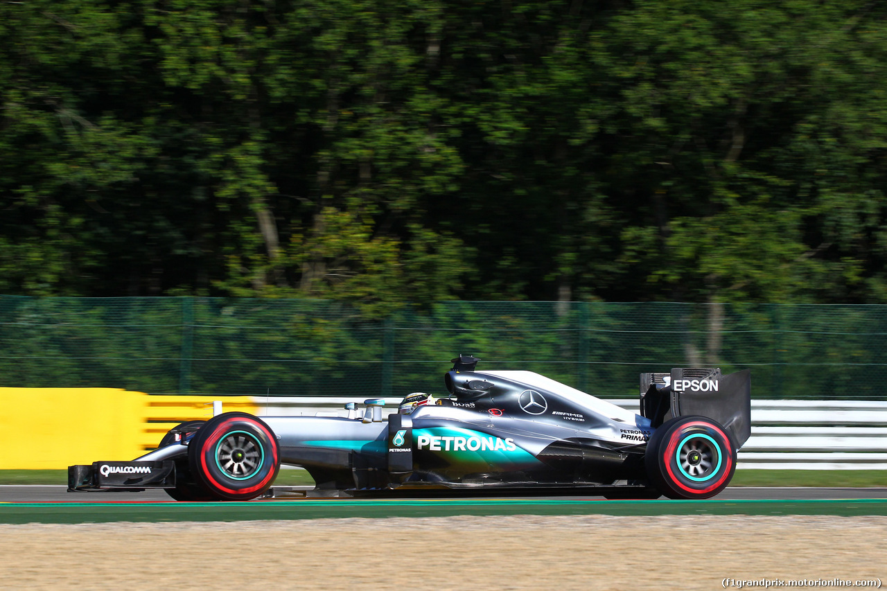 GP BELGIO, 26.08.2016 - Prove Libere 1, Lewis Hamilton (GBR) Mercedes AMG F1 W07 Hybrid