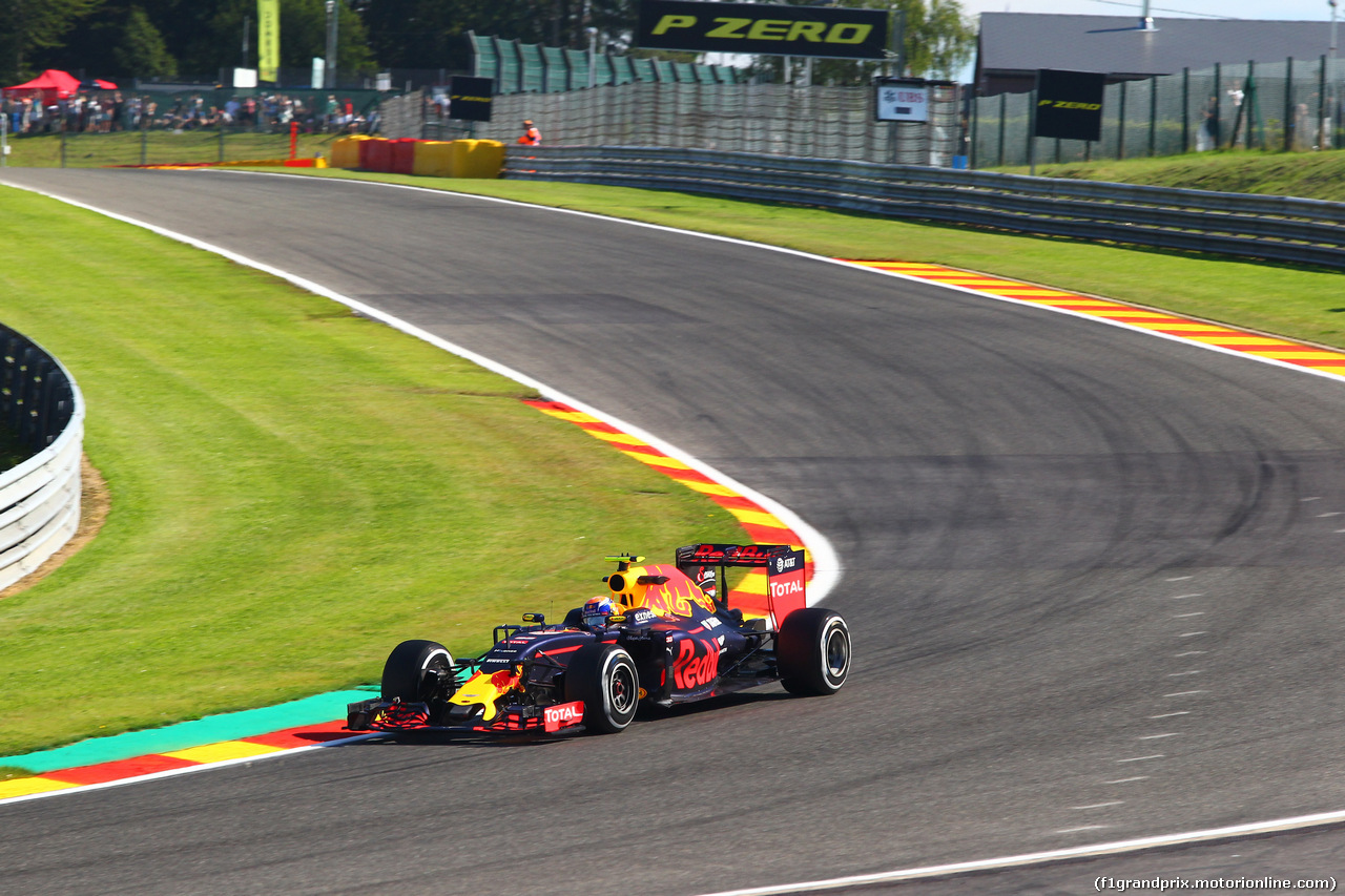 GP BELGIO, 26.08.2016 - Prove Libere 1, Max Verstappen (NED) Red Bull Racing RB12