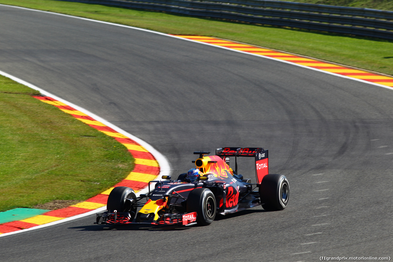 GP BELGIO, 26.08.2016 - Prove Libere 1, Daniel Ricciardo (AUS) Red Bull Racing RB12