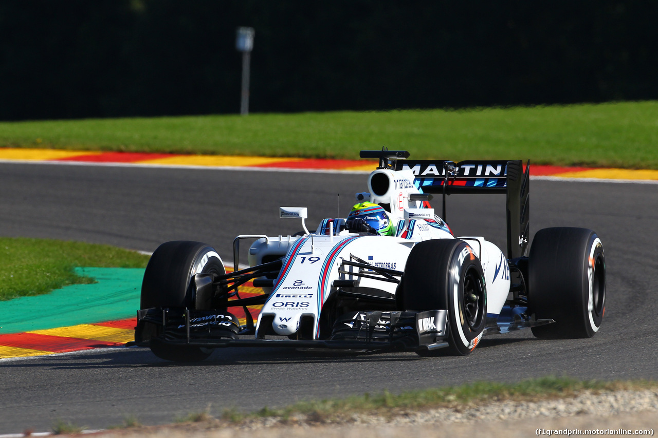 GP BELGIO, 26.08.2016 - Prove Libere 1, Felipe Massa (BRA) Williams FW38