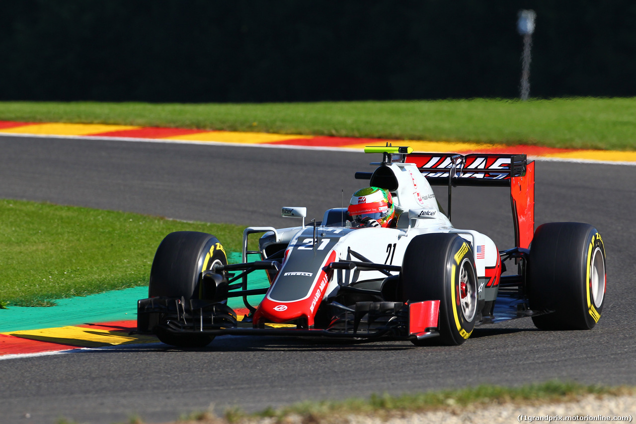 GP BELGIO, 26.08.2016 - Prove Libere 1, Esteban Gutierrez (MEX) Haas F1 Team VF-16