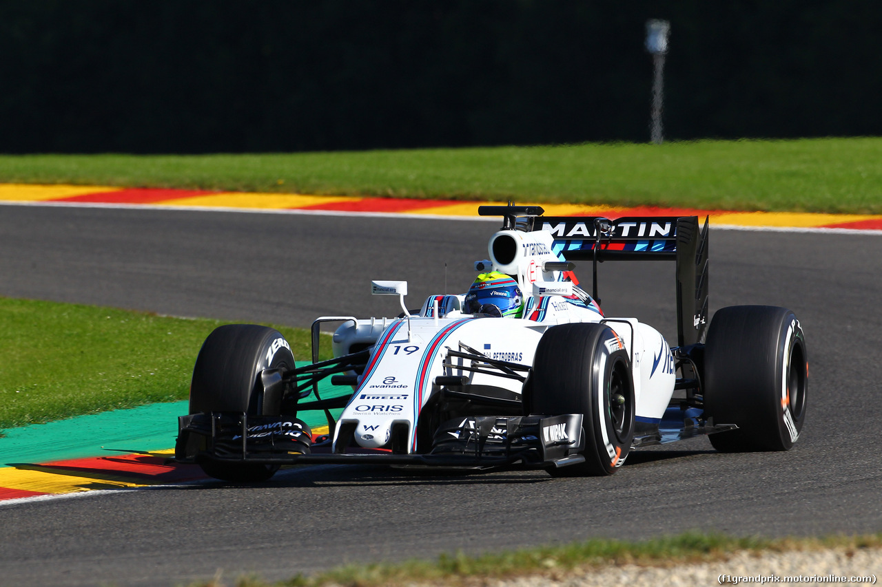 GP BELGIO, 26.08.2016 - Prove Libere 1, Felipe Massa (BRA) Williams FW38