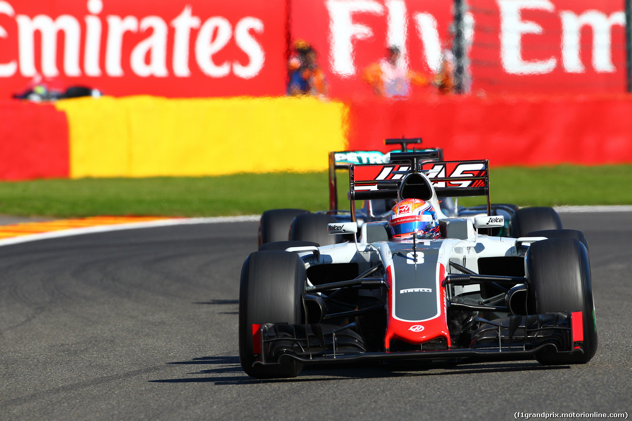 GP BELGIO, 26.08.2016 - Prove Libere 1, Romain Grosjean (FRA) Haas F1 Team VF-16