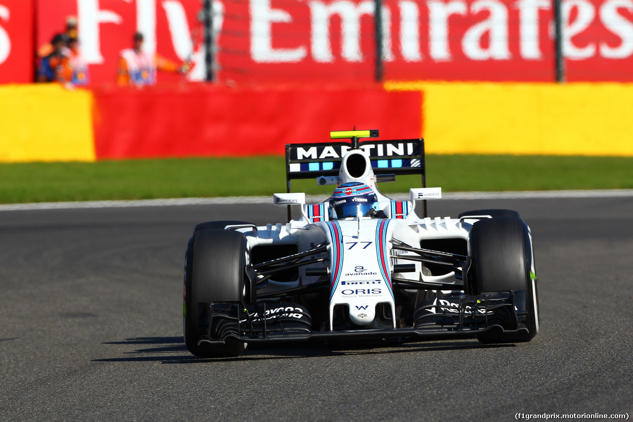 GP BELGIO, 26.08.2016 - Prove Libere 1, Valtteri Bottas (FIN) Williams FW38