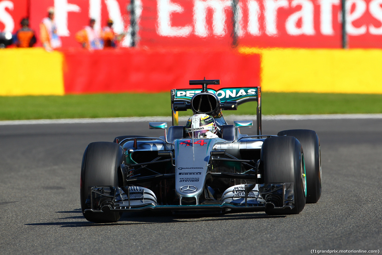 GP BELGIO, 26.08.2016 - Prove Libere 1, Lewis Hamilton (GBR) Mercedes AMG F1 W07 Hybrid