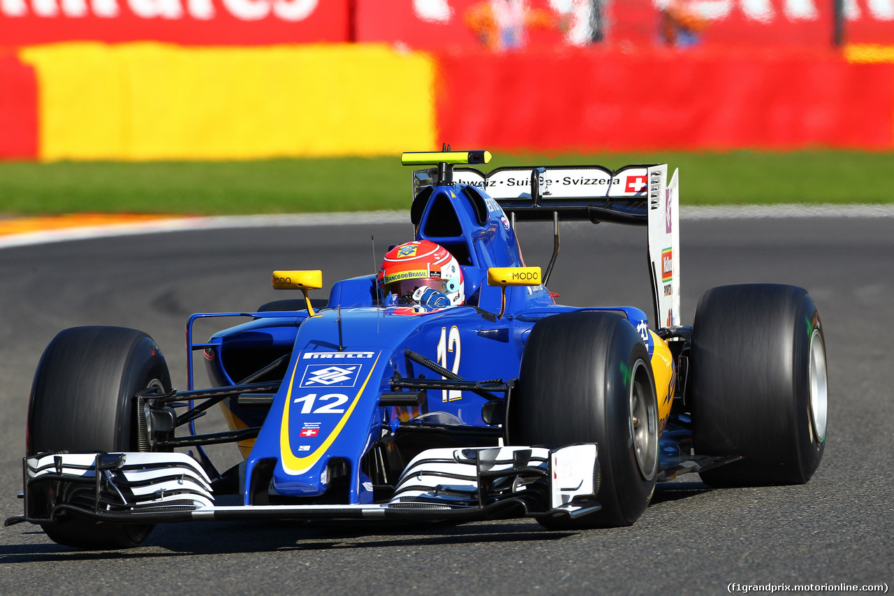 GP BELGIO, 26.08.2016 - Prove Libere 1, Felipe Nasr (BRA) Sauber C34