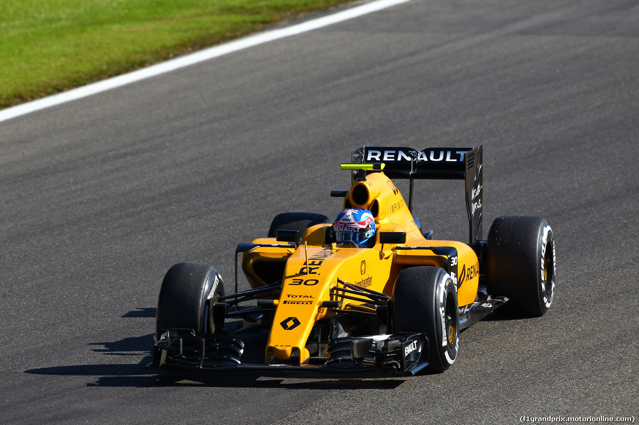 GP BELGIO, 26.08.2016 - Prove Libere 1, Jolyon Palmer (GBR) Renault Sport F1 Team RS16