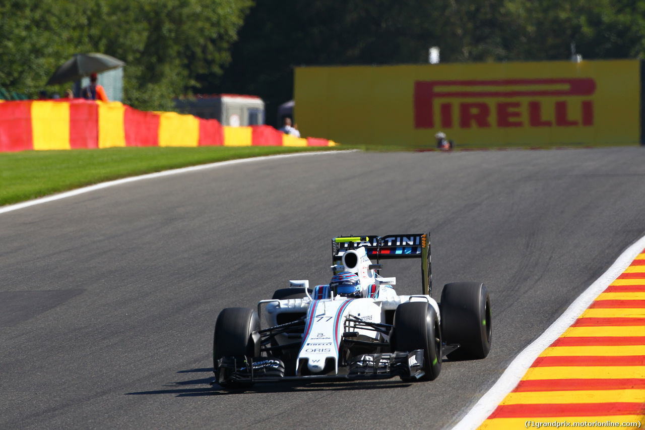 GP BELGIO, 26.08.2016 - Prove Libere 1, Valtteri Bottas (FIN) Williams FW38