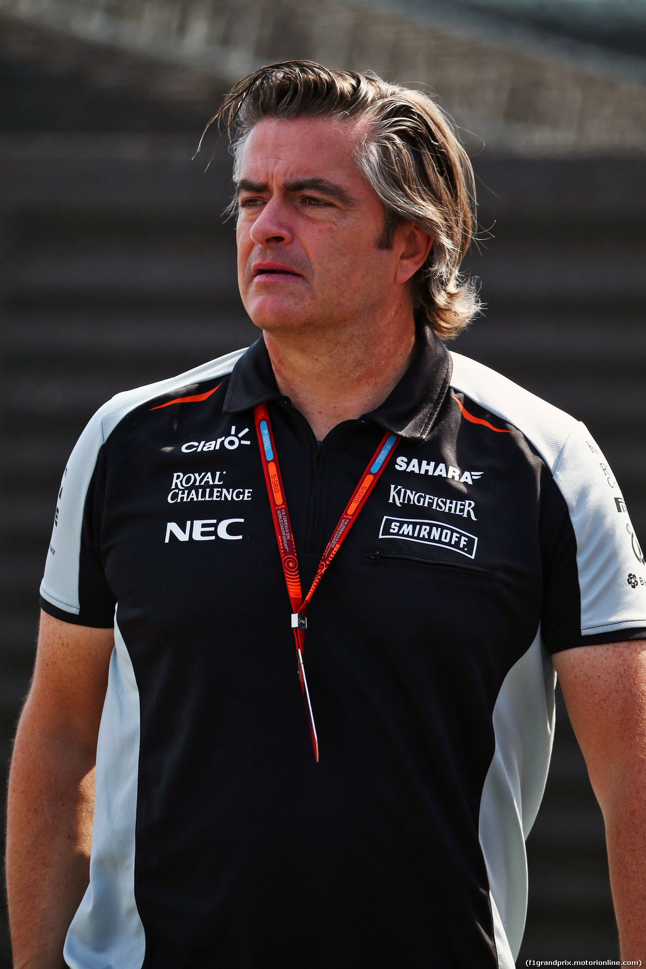 GP BELGIO, Andy Stevenson (GBR) Sahara Force India F1 Team Manager.
26.08.2016. Prove Libere 2