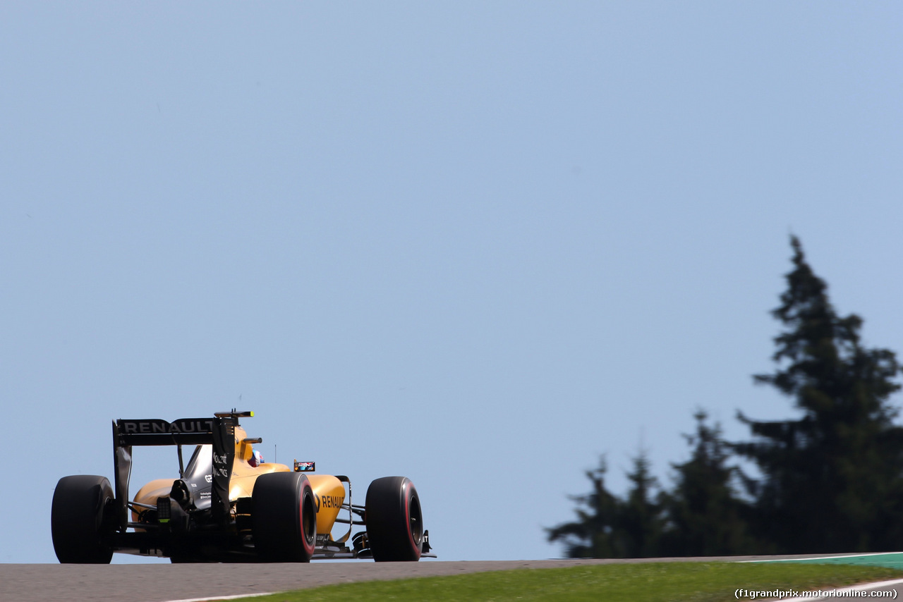 GP BELGIO, Jolyon Palmer (GBR), Renault Sport F1 Team 
26.08.2016. Prove Libere 2
