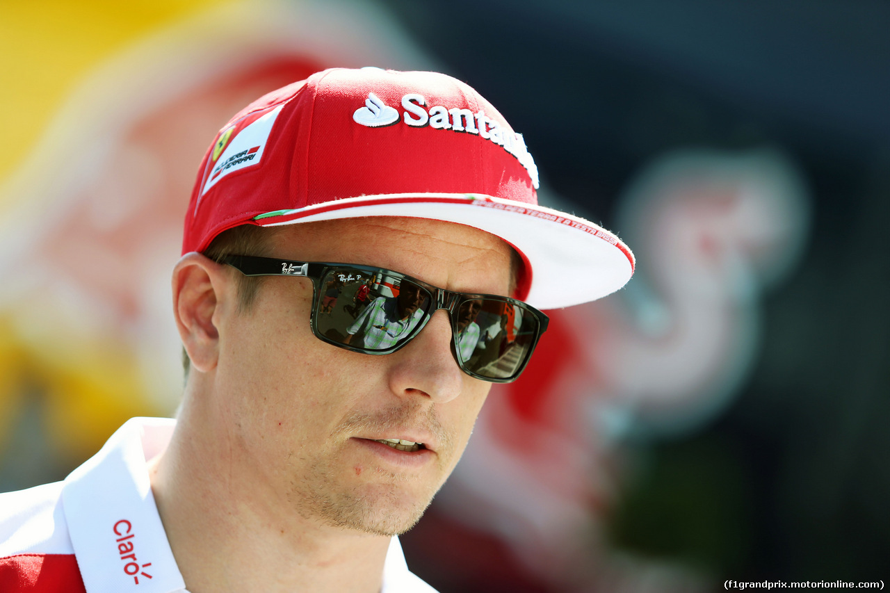 GP BELGIO, Kimi Raikkonen (FIN) Ferrari.
26.08.2016. Prove Libere 2