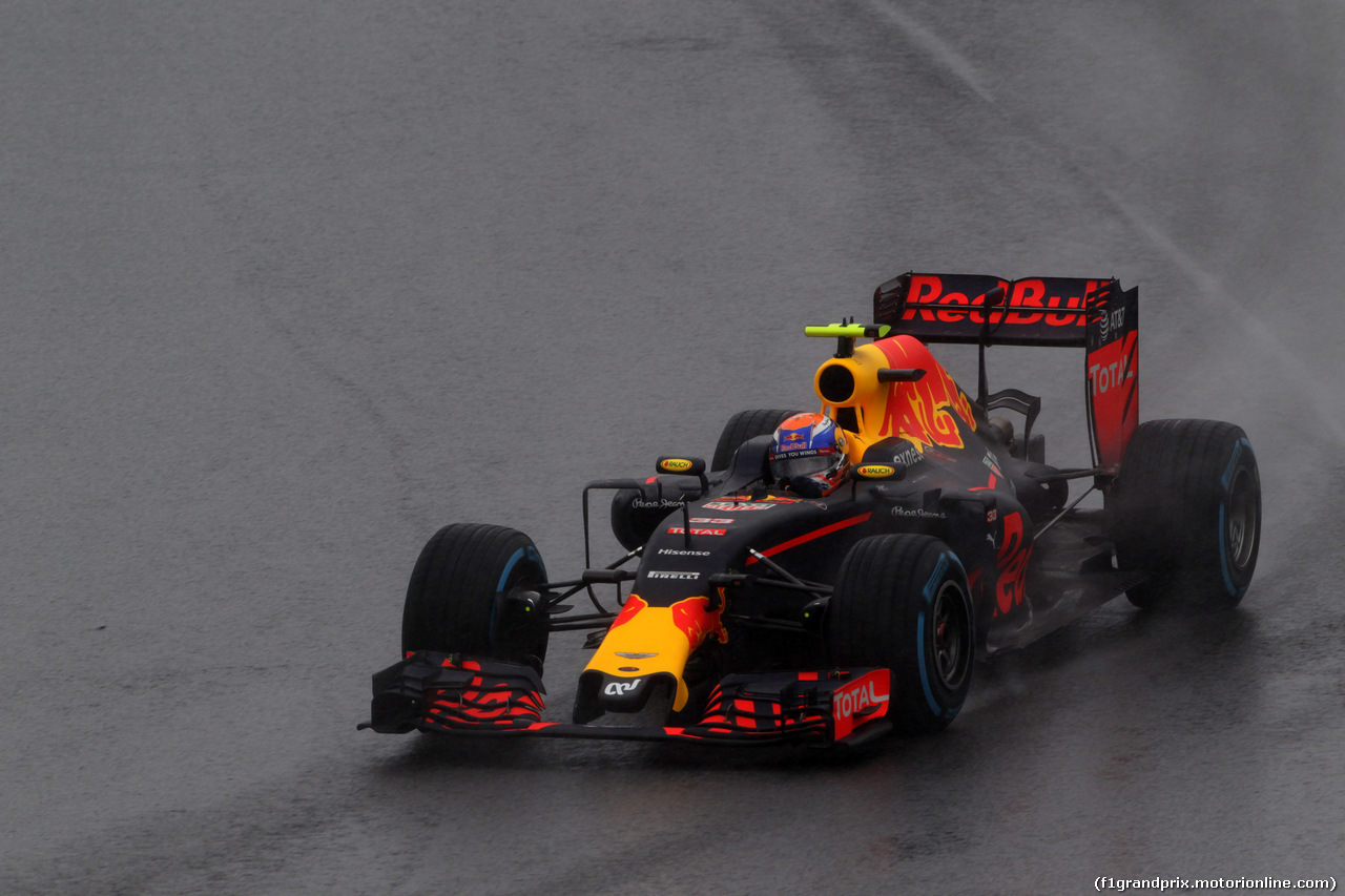 GP BRASILE, 13.11.2016 - Gara, Max Verstappen (NED) Red Bull Racing RB12