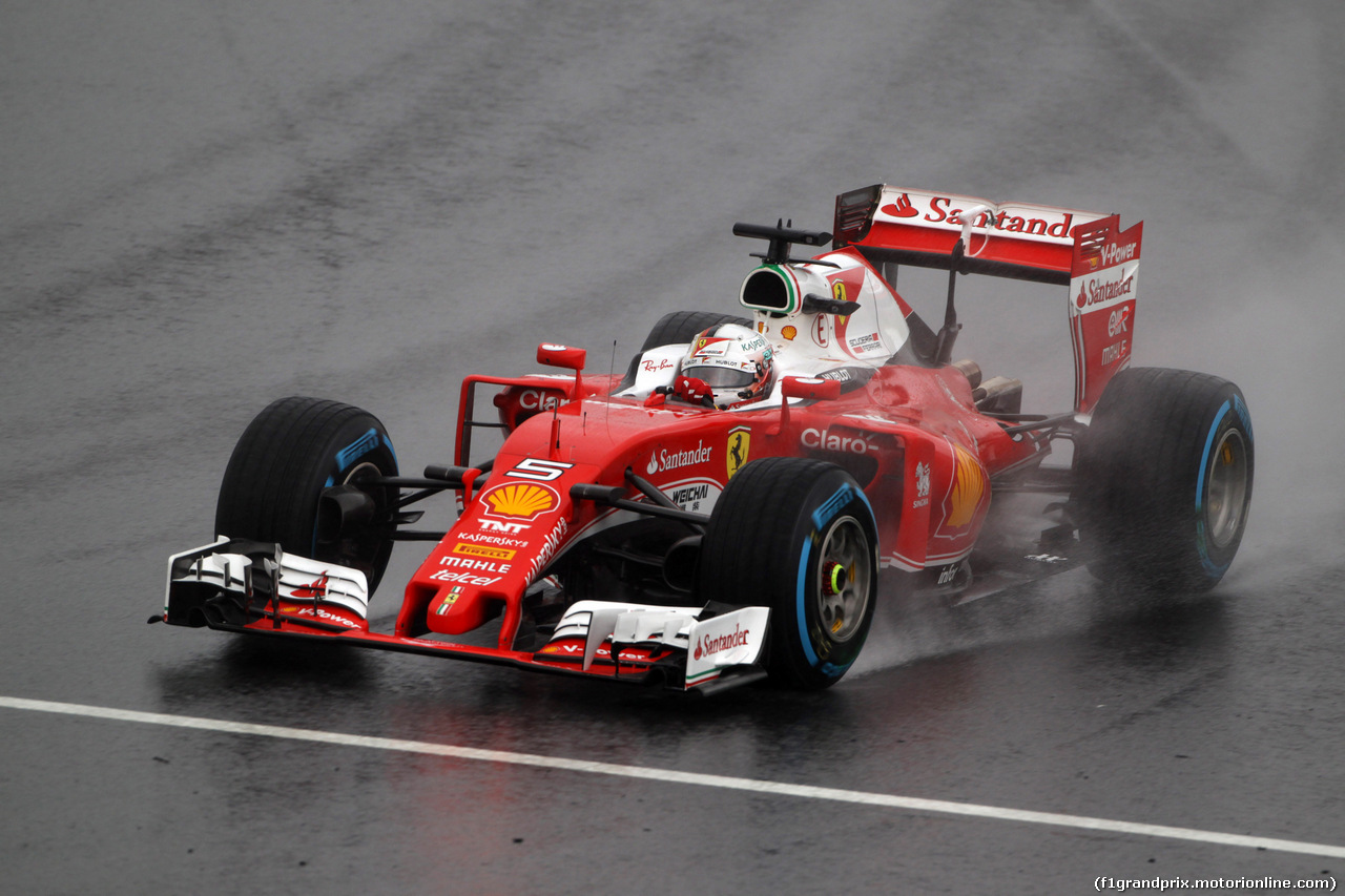 GP BRASILE, 13.11.2016 - Gara, Sebastian Vettel (GER) Ferrari SF16-H