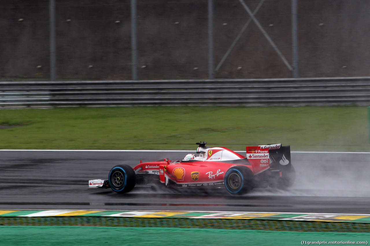 GP BRASILE, 13.11.2016 - Gara, Sebastian Vettel (GER) Ferrari SF16-H