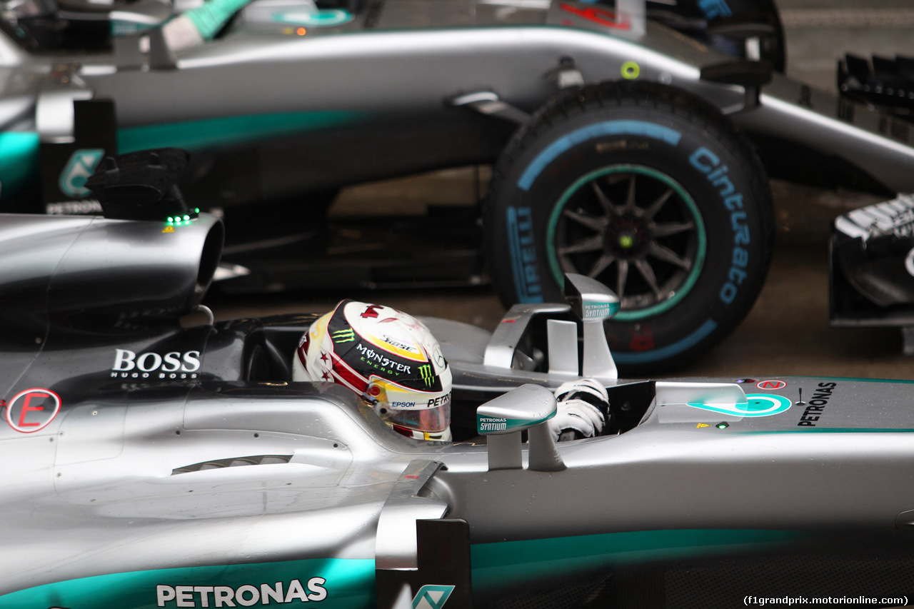 GP BRASILE, 13.11.2016 - Gara, Lewis Hamilton (GBR) Mercedes AMG F1 W07 Hybrid vincitore