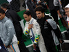 GP BRASILE, 13.11.2016 - Gara, The drives observe the national anthem, Felipe Massa (BRA) Williams FW38 e Sergio Perez (MEX) Sahara Force India F1 VJM09