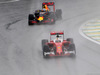 GP BRASILE, 13.11.2016 - Gara, Sebastian Vettel (GER) Ferrari SF16-H davanti a Daniel Ricciardo (AUS) Red Bull Racing RB12