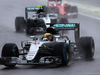 GP BRASILE, 13.11.2016 - Gara, Lewis Hamilton (GBR) Mercedes AMG F1 W07 Hybrid e Nico Rosberg (GER) Mercedes AMG F1 W07 Hybrid