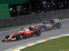 GP BRASILE, 13.11.2016 - Gara, Sebastian Vettel (GER) Ferrari SF16-H e Felipe Nasr (BRA) Sauber C34