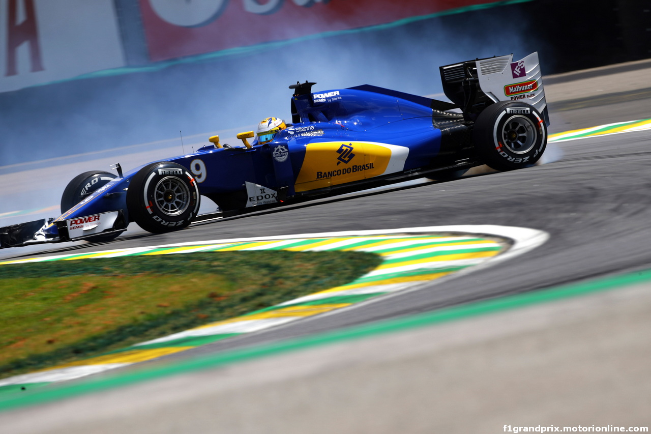 GP BRASILE, 11.11.2016 - Prove Libere 2, Marcus Ericsson (SUE) Sauber C34