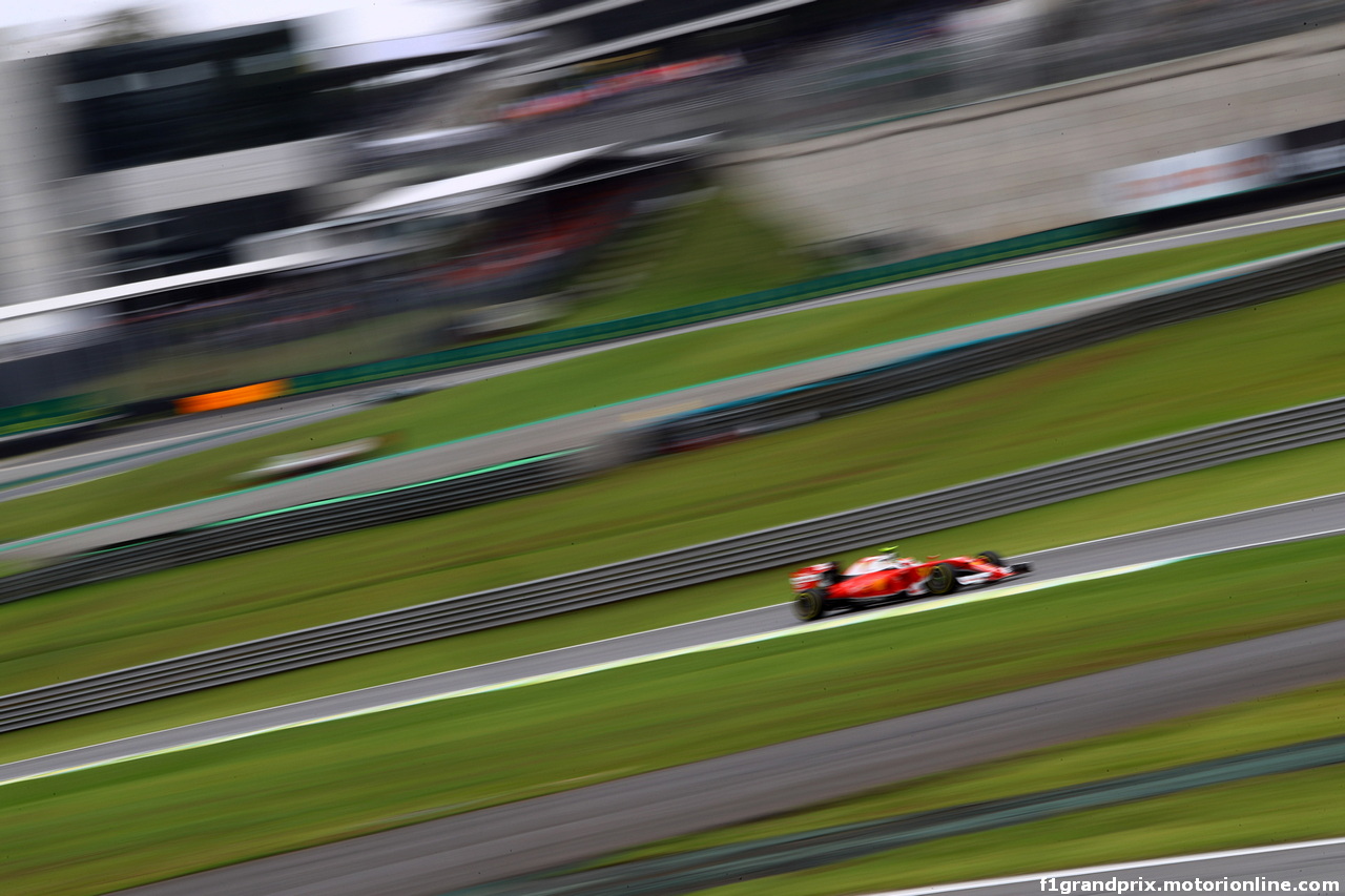 GP BRASILE, 12.11.2016 - Prove Libere 3, Kimi Raikkonen (FIN) Ferrari SF16-H