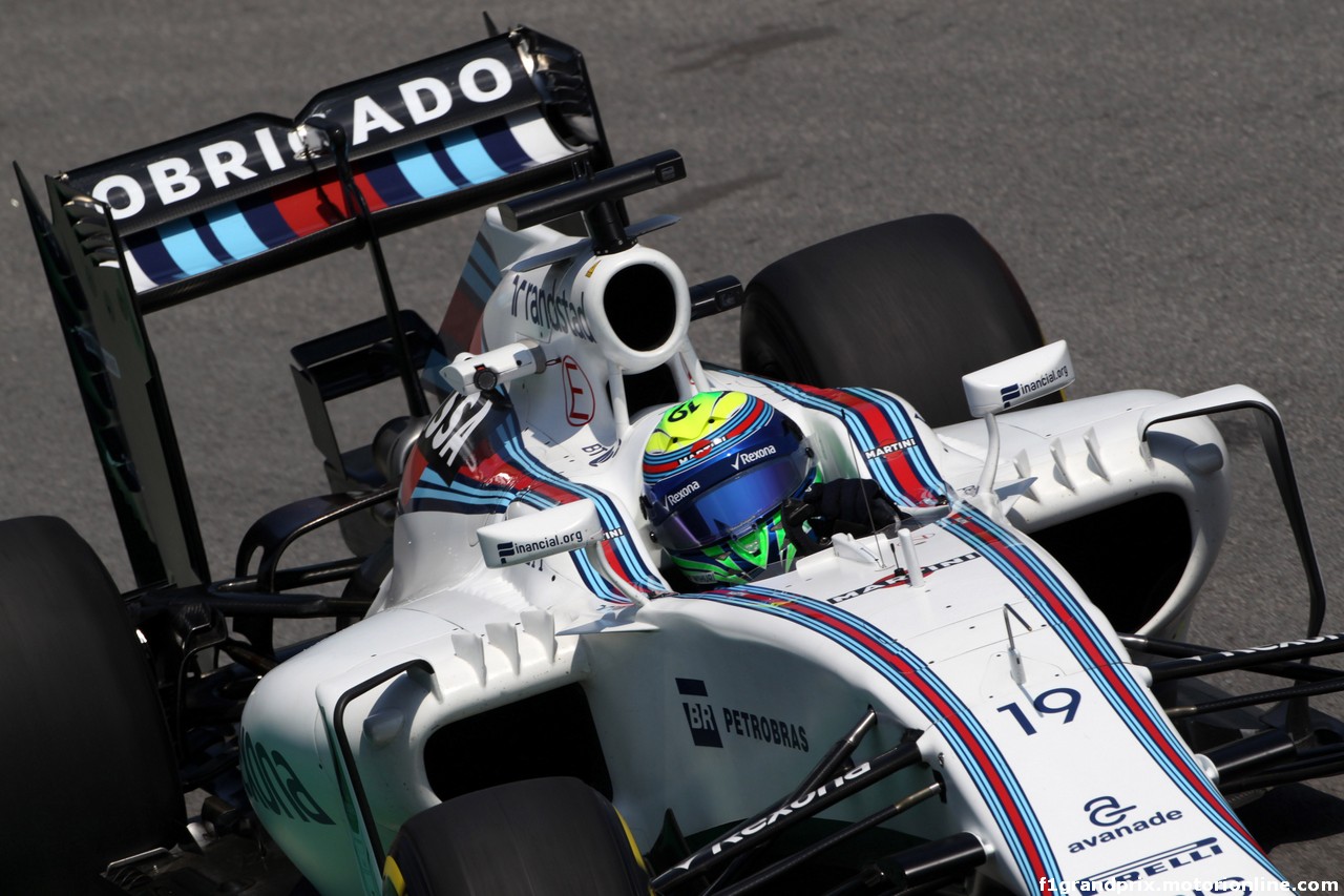 GP BRASILE, 11.11.2016 - Prove Libere 1, Felipe Massa (BRA) Williams FW38